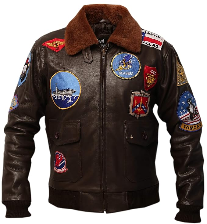 Top Gun G1 Bomber Tom Cruise Cowhide Leather Jacket