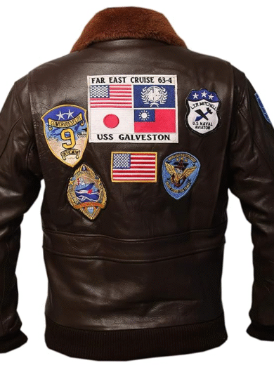 Top Gun G1 Bomber Tom Cruise Cowhide Leather Jacket