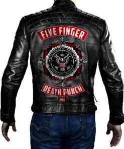 Five Finger Death Punch Leather Jacket