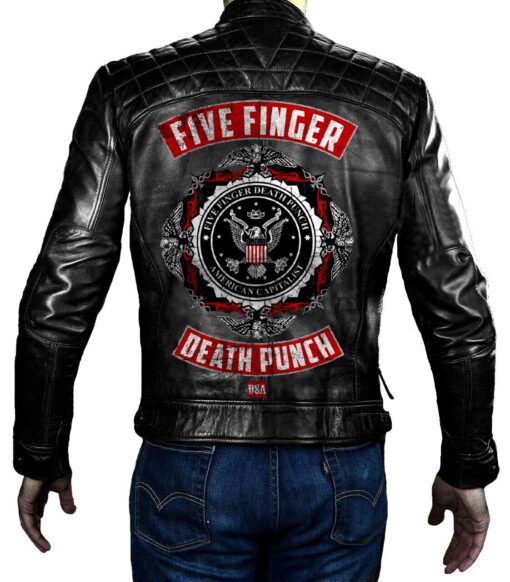 Five Finger Death Punch Leather Jacket