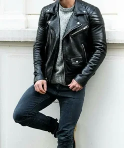 Men's Leather Jacket Outfits for Sale