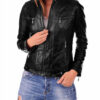 Women Leather Motorcycle Jacket