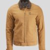 Cotton Canvas Bomber Jacket