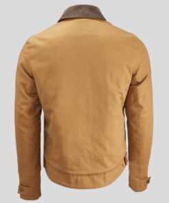 Cotton Canvas Bomber Jacket