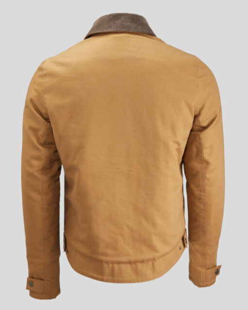 Cotton Canvas Bomber Jacket