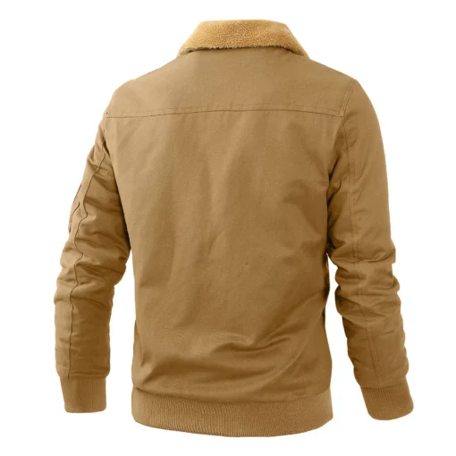 Mens Canvas Jacket Hood