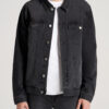 black denim jacket man