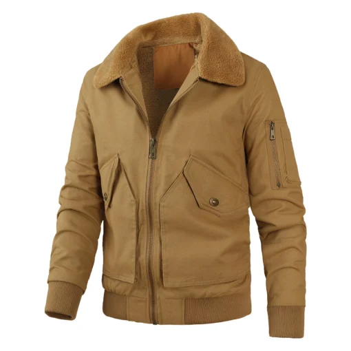 Mens Canvas Jacket Hood