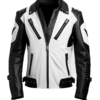 White-And-Black-Biker-Jacket