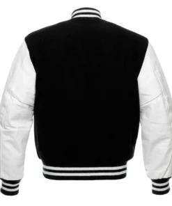 Varsity Jacket White And Black