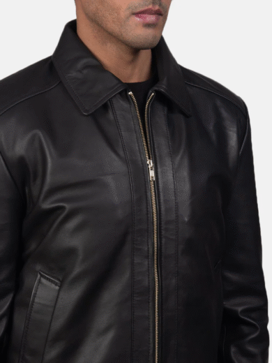 Inferno Black Leather Jacket